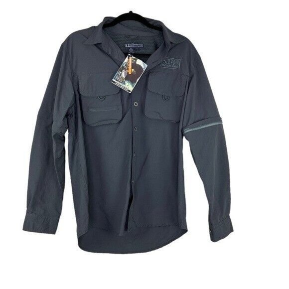 5.11 Tactical Tops - 5.11 TACTICAL WOMENS TACLITE Convertible PRO LONG SLEEVE SHIRT size Large